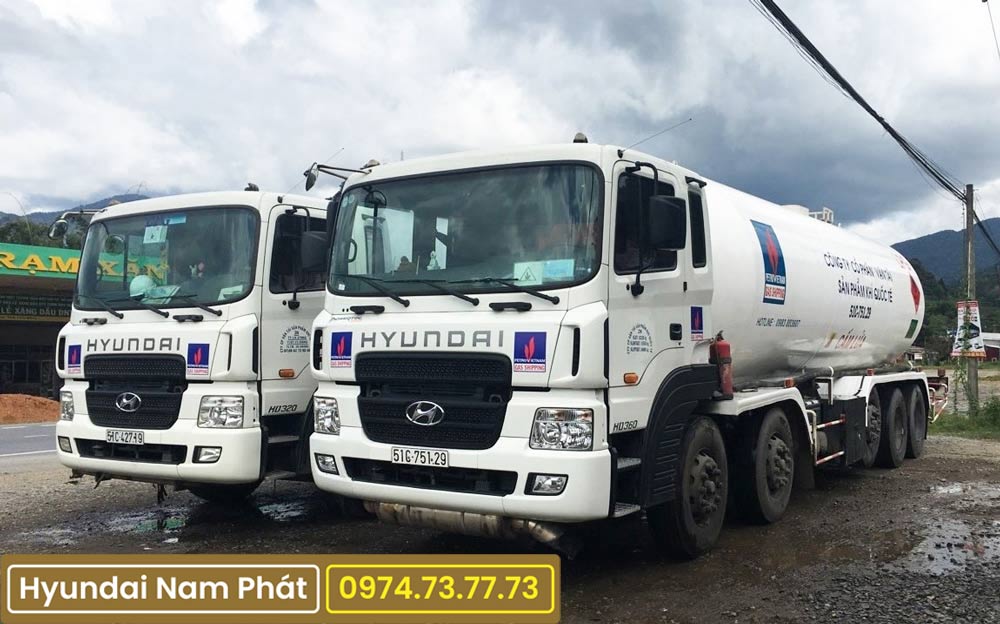 Xe Bồn Xitec 28,5 Khối Chở LPG Hyundai HD360